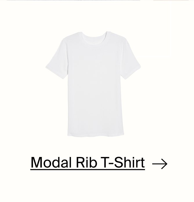 Modal Rib T-Shirt