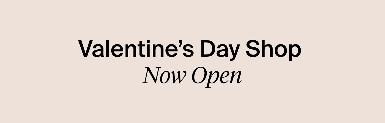 Valentine's day shop. Now open.
