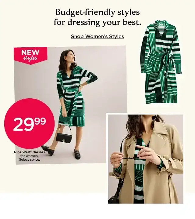 \\$29.99 nine west dresses for women. select styles. shop women's styles.