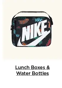 Lunch boxes and water bottles