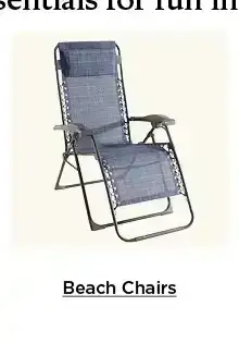 Beach chairs