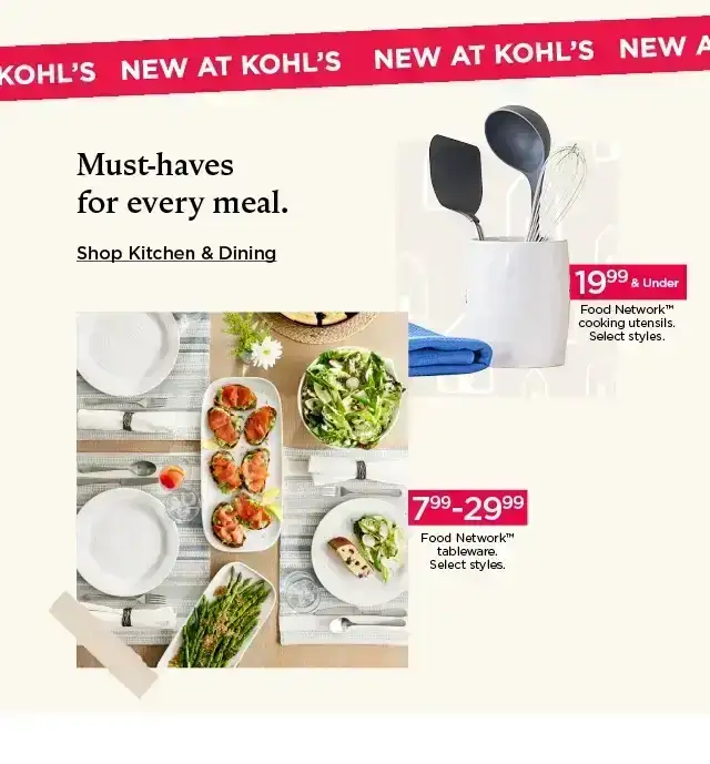 must-haves for every meal. shop kitchen and dining.