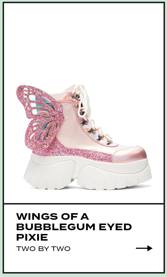 Wings of a Bubblegum Eyed Pixie Boots