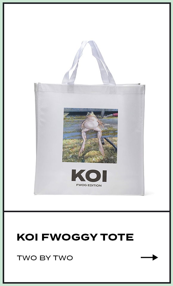 KOI Frog Tote Bag