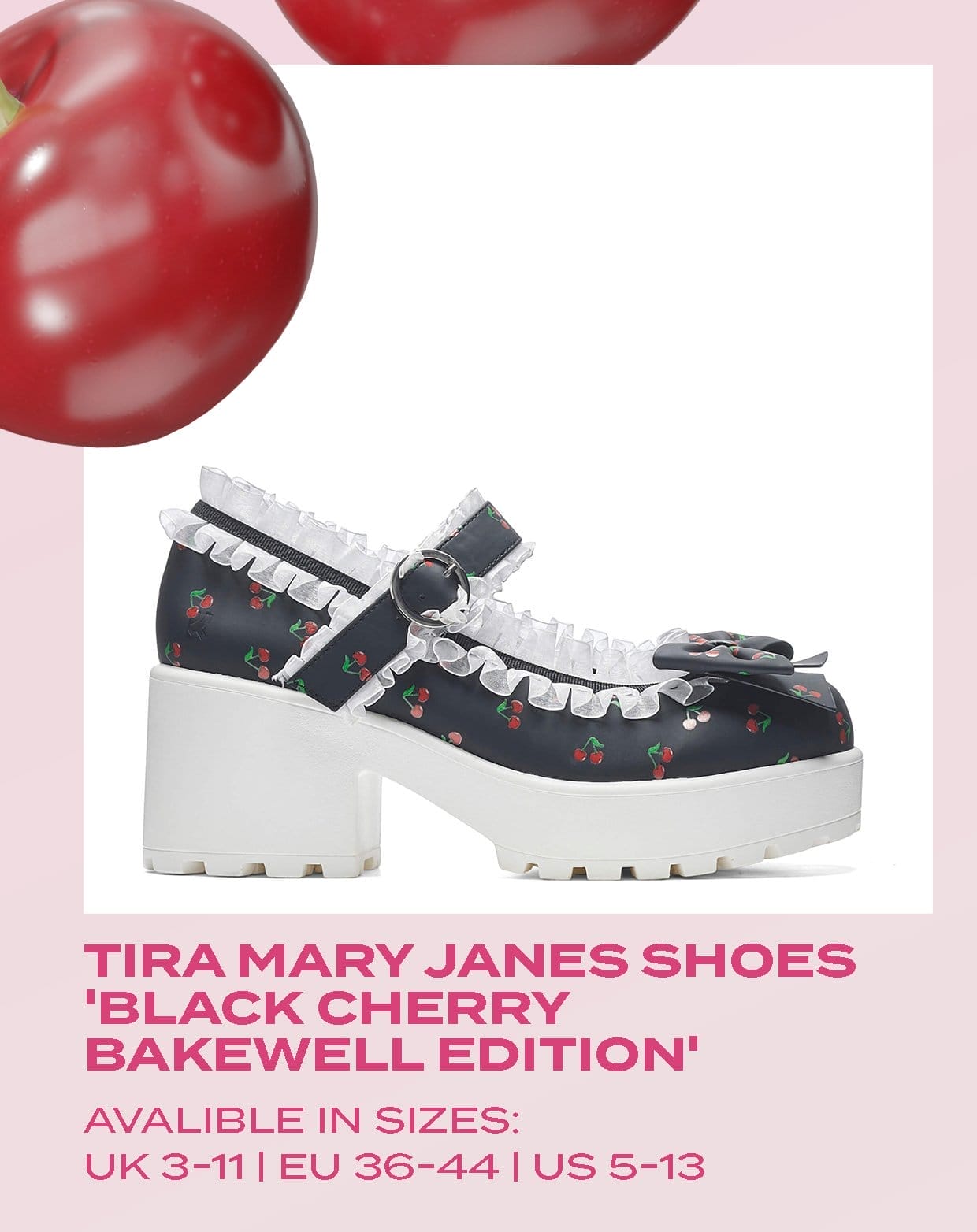 Tira Cherry Bakewell Mary Janes