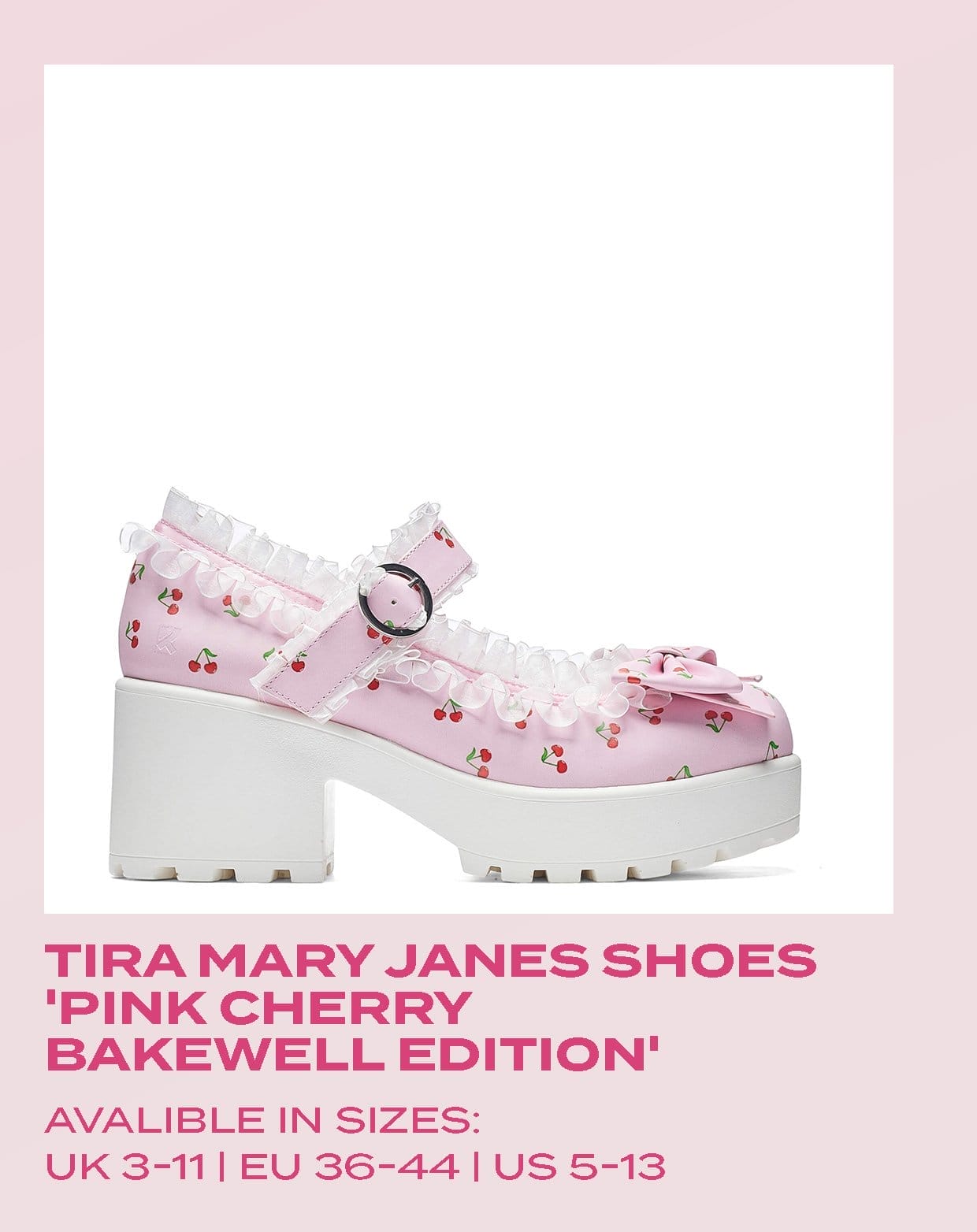 Tira Cherry Bakewell Mary Janes