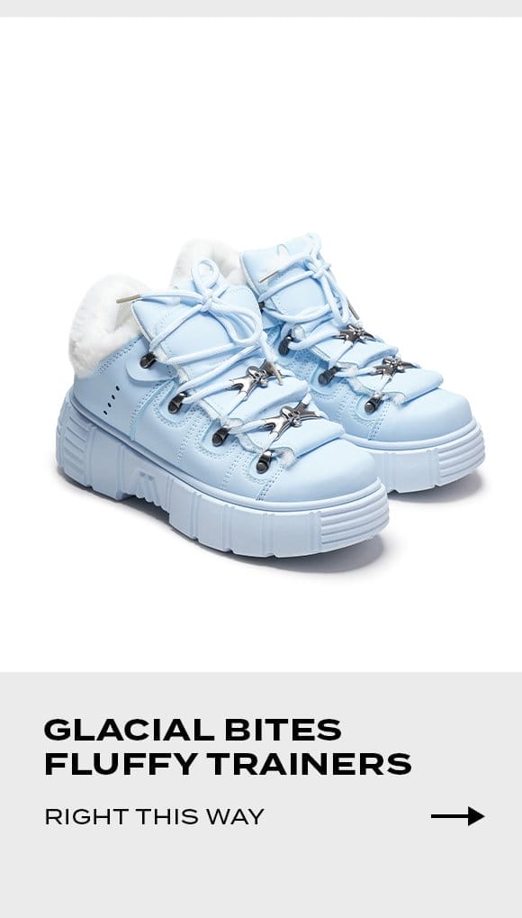 Glacial Baby Blue Trainers