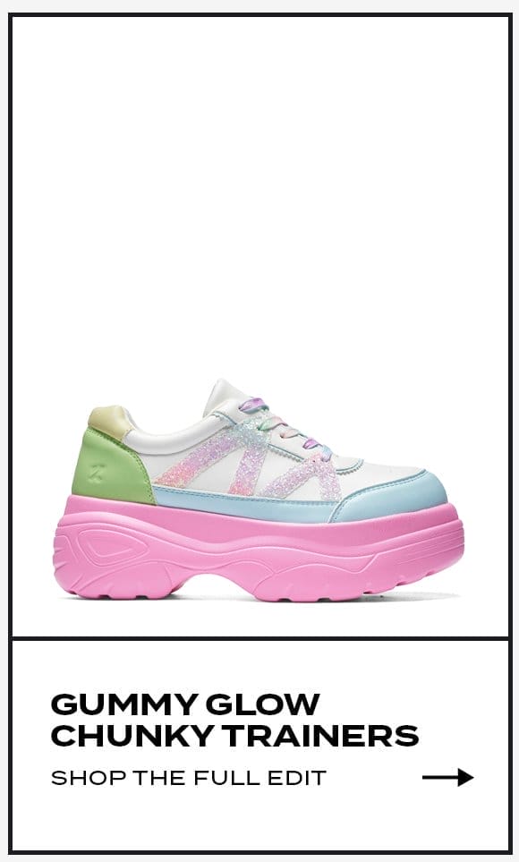 Gummy Glow Chunky Trainers