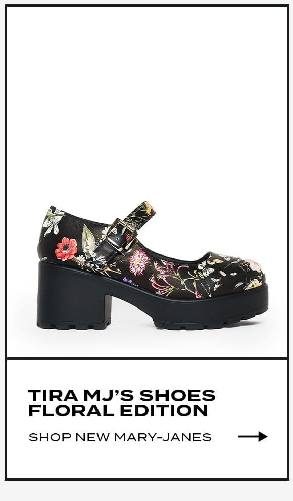 Floral Mary Janes