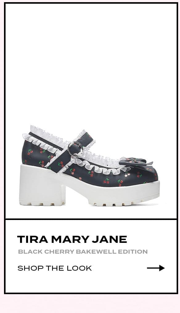 Tira Mary Janes Shoes 'Black Cherry Bakewell Edition'