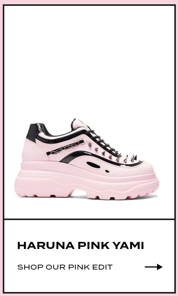 Haruna Pink Yami Trainers