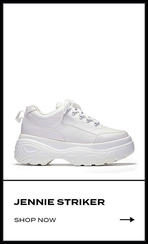 Jennie Striker White Chunky Bubble Trainers