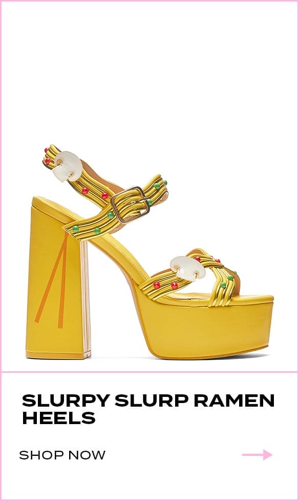 Slurpy Slurp Ramen Heels