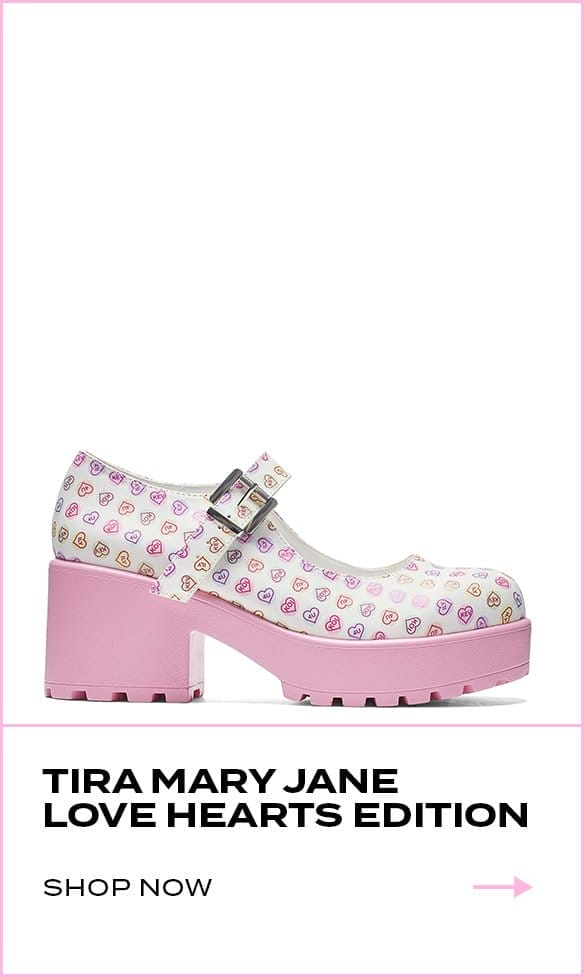 Tira Mary Jane Love Hearts Edition