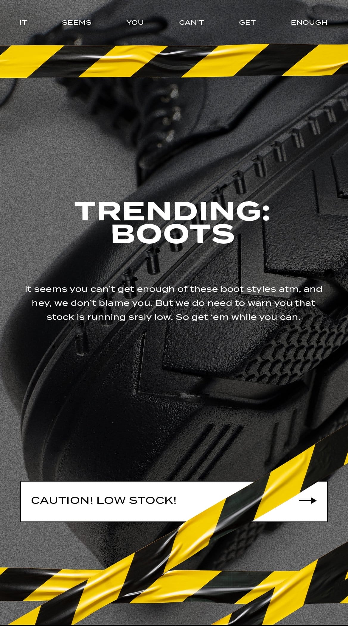 Women's Boots Banner