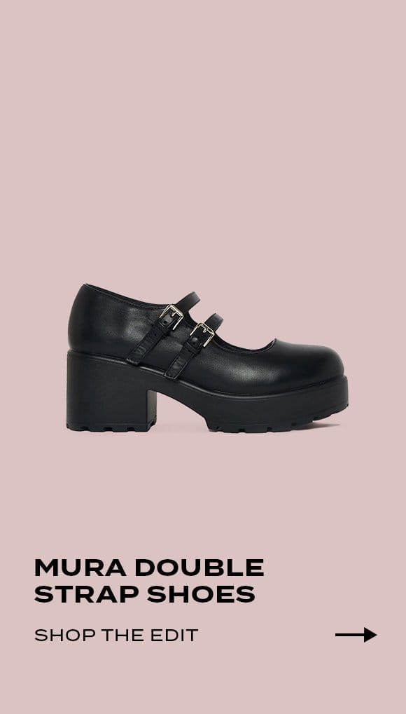 Mura Double Strap Shoes