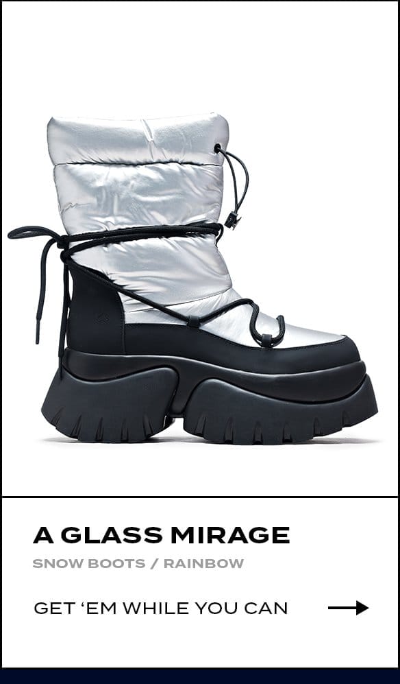 A Glass Mirage Snow Boots - Steel