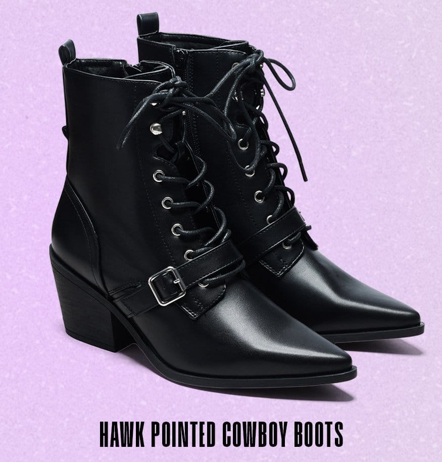  Hawk Pointed Cowboy Boots