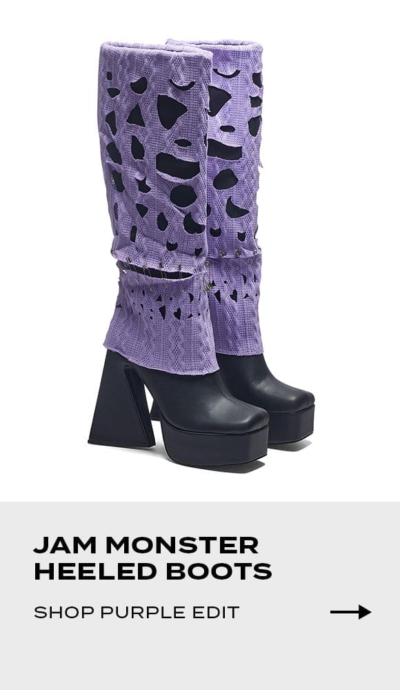 Jam Monster Heeled Boots