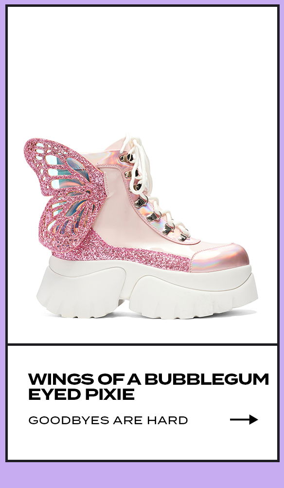 Wings of a Bubblegum Eyed Pixie Boots