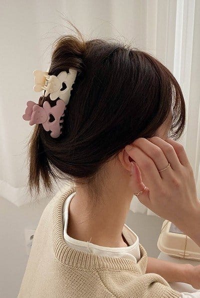 Image of Teddy Bear Pastel Hair Clip