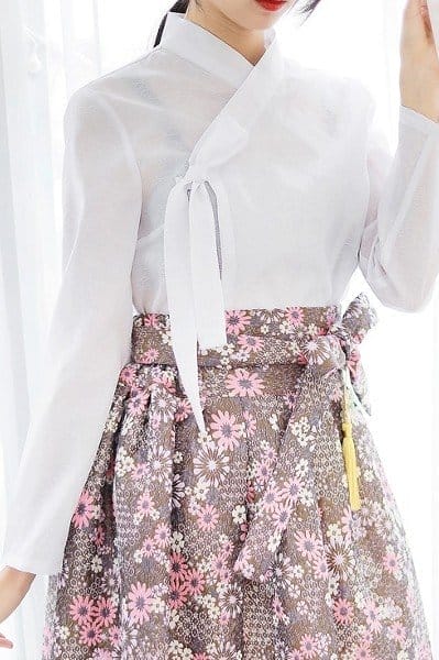 Image of Hanbok Jeogori Jacket (W-G12-LO-WHI)