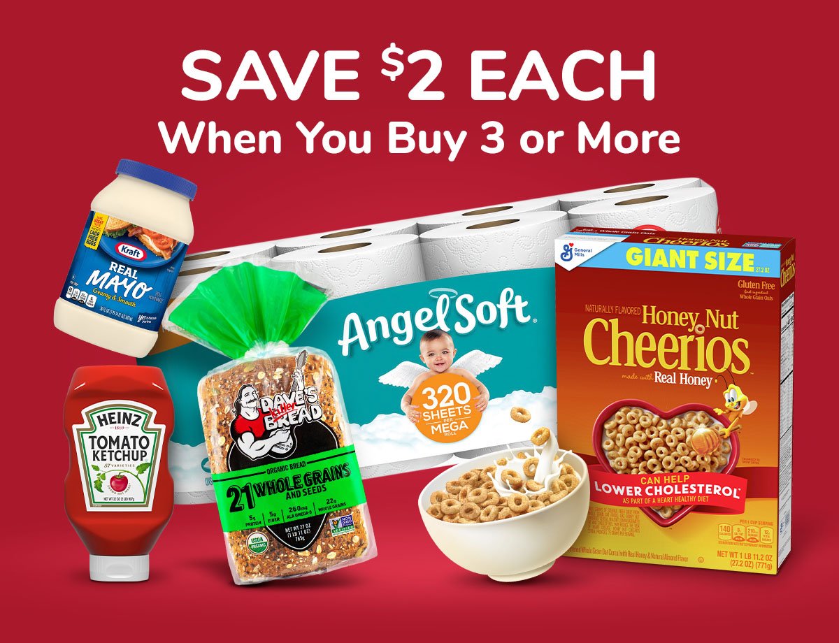 Save \\$2 Each When You Buy 3 or More