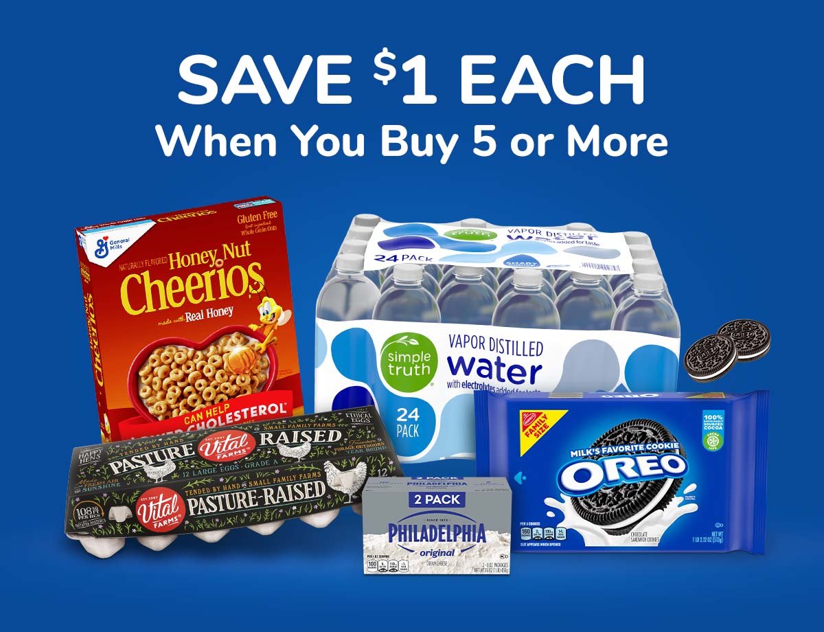 Save \\$1 Each When You Buy 5 or More