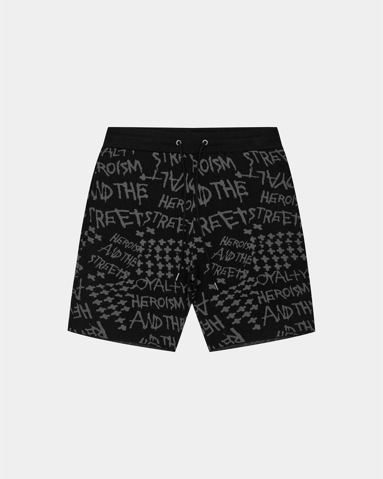 heroism-knit-short-black