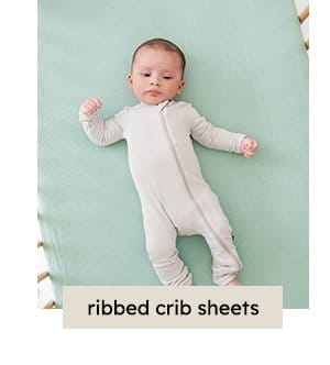 ribbed crib sheets