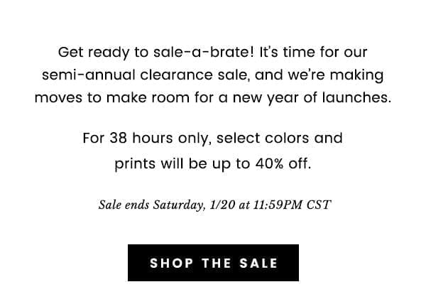 Shop the Sale