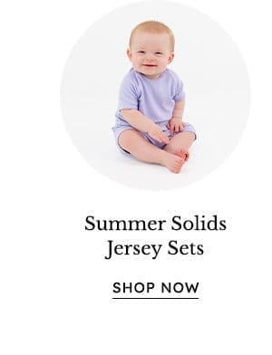 Summer Solids Jersey Sets