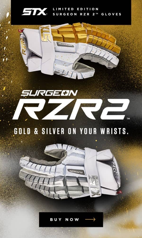 STX Surgeon RZR 2 LE Lacrosse Gloves