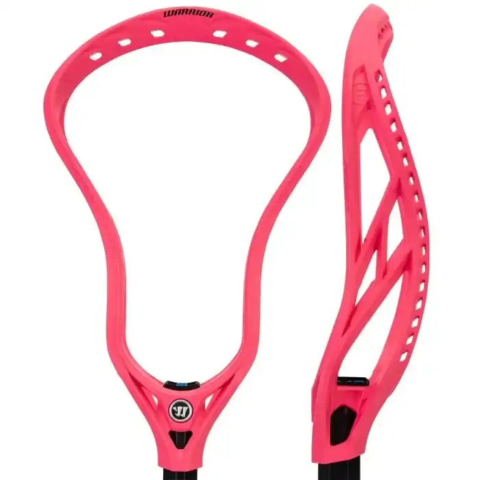 Warrior Evo QX Neon LE Offense Unstrung Lacrosse Head - Neon Pink