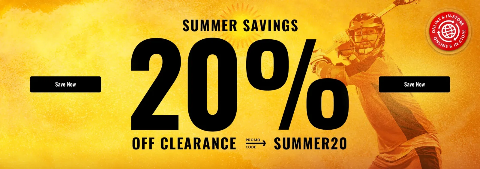 Summer Savings: 20% Off Clearance