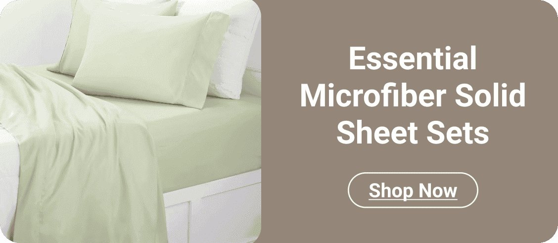 Essential Microfiber Solid Sheet Sets