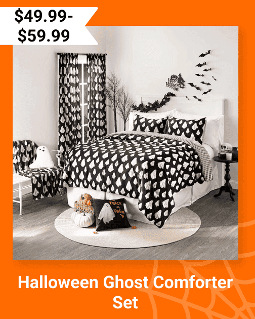 Halloween Ghost Comforter Set