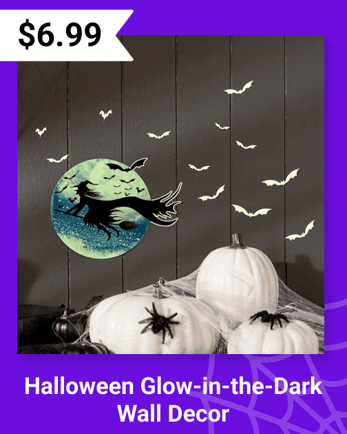 Halloween Glow-in-the-Dark Wall Decor