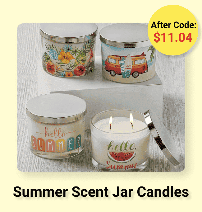 Summer Scent Jar Candles