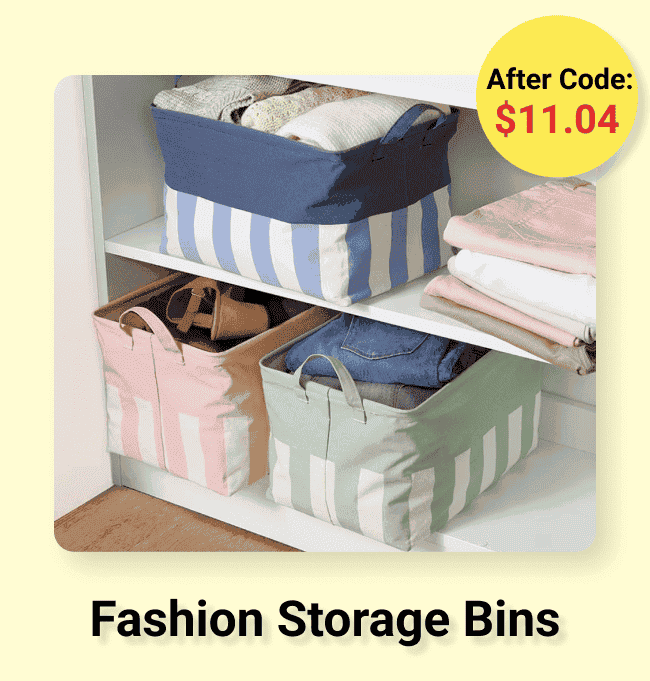 Fashion Storage Bins