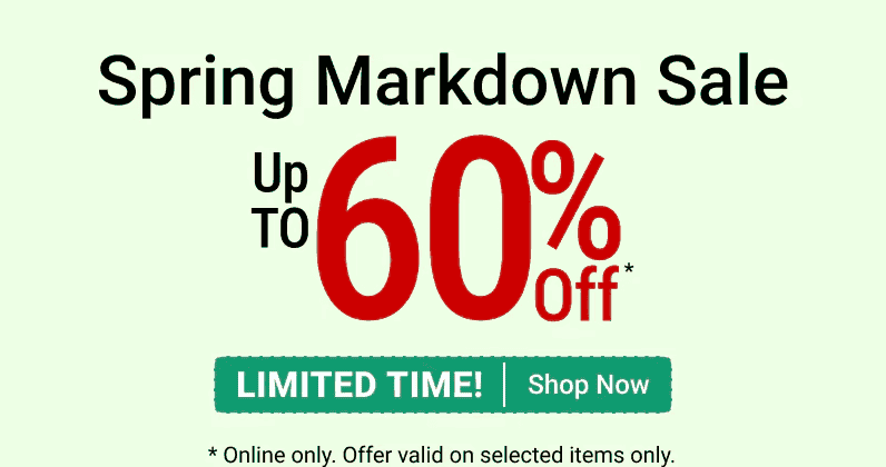 Spring Markdowns Sale