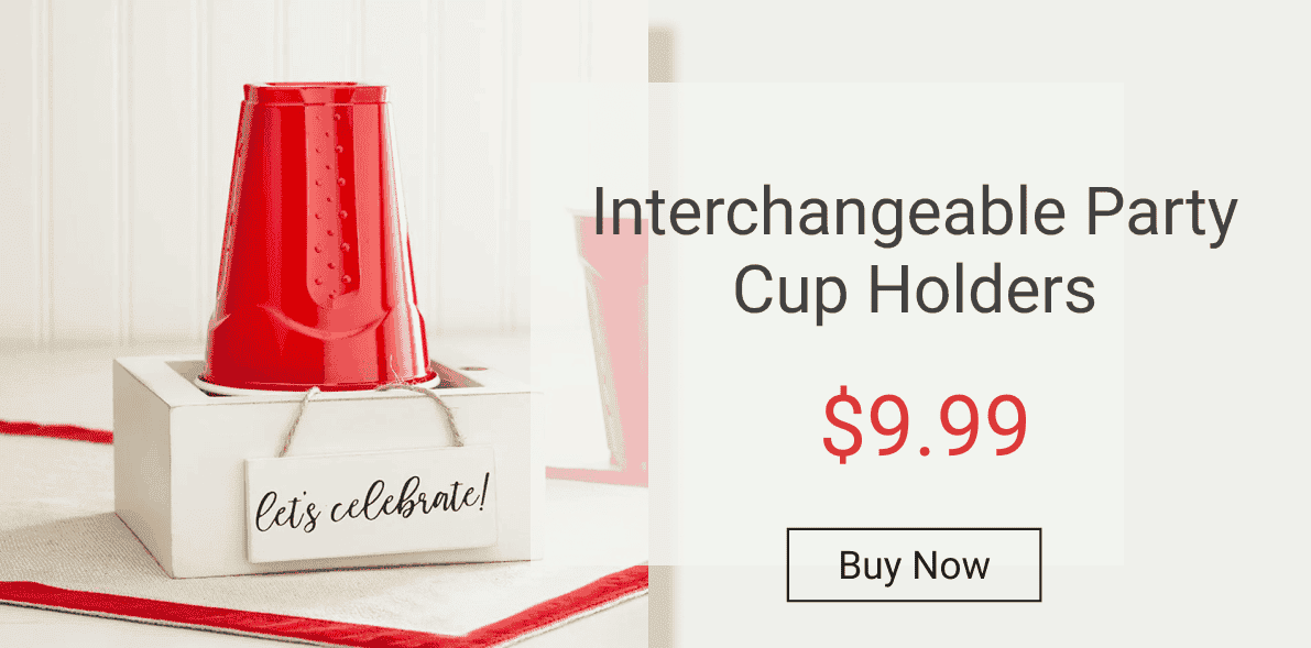 Interchangeable Party Cup Holders