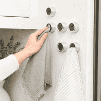 6-Pc. Self-Adhesive Kitchen Towel Holders