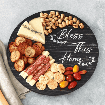 12" Sentiment Lazy Susan