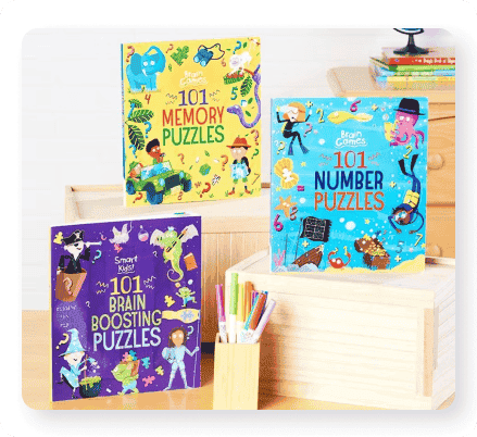 Set of 3 Puzzle Books