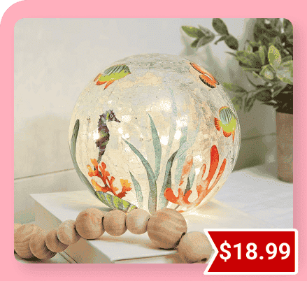 Themed Lighted Glass Globes