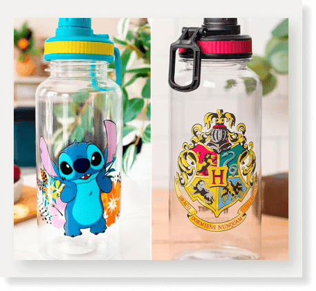 32-Oz. Twist Spout Water Bottle with Sticker Set