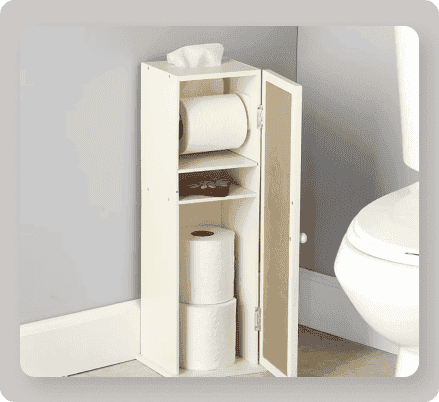 Interchangeable Toilet Paper Cabinet