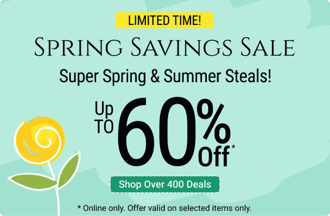 Spring Savings Sale