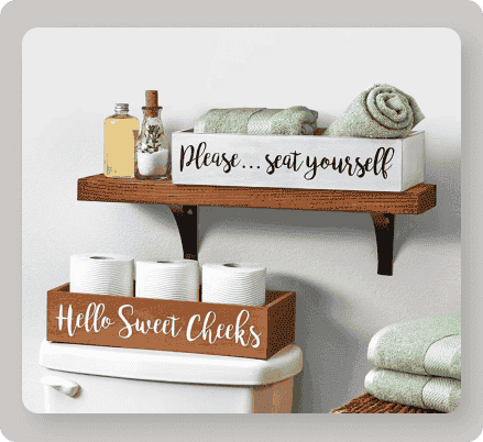 Toilet Tank Topper Trays